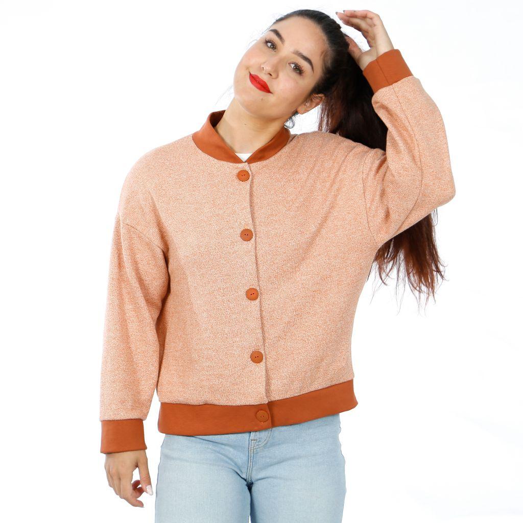 Papierschnittmuster Jacke im Blousonstil Frau Ayla XS-XXL